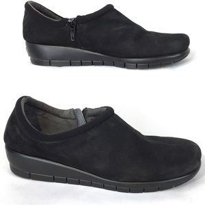 Aerosoles Black Nubuck Leather Comfort Shoe